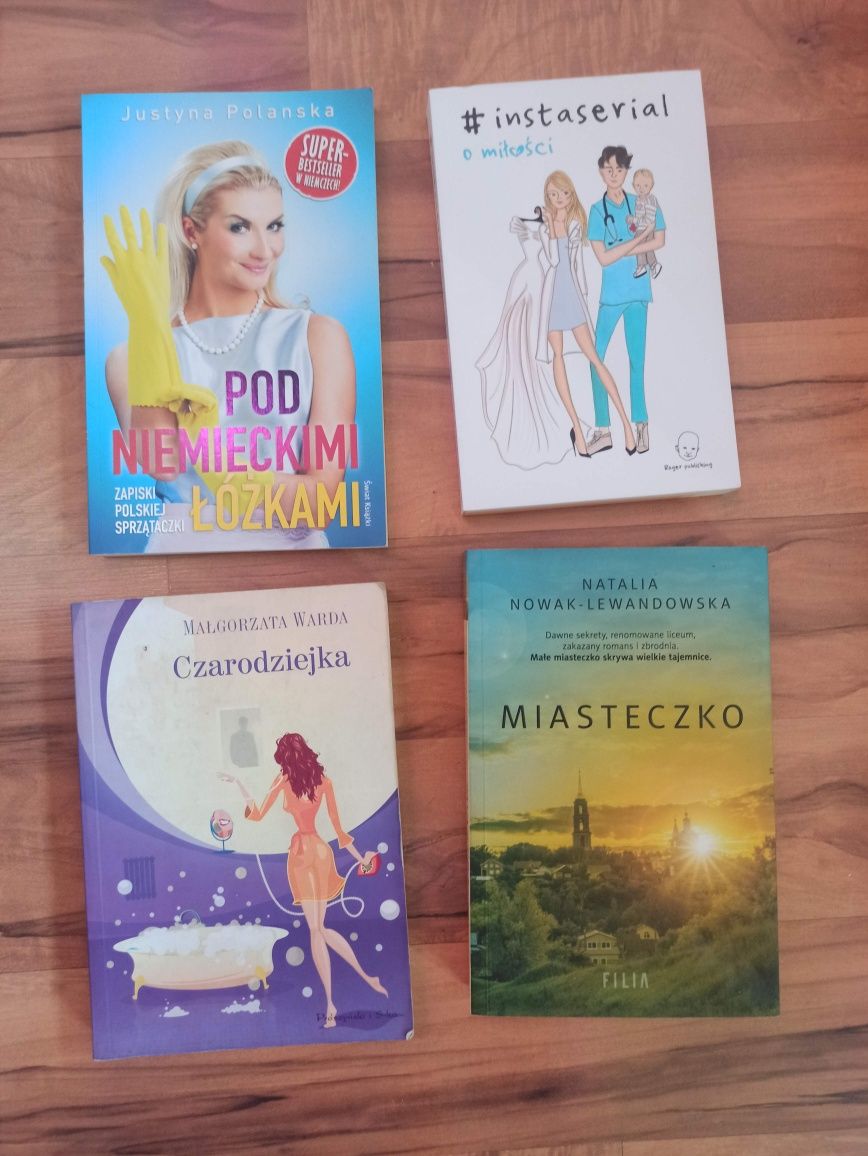 Zestaw książek. Pod niemieckimi łóżkami, Miasteczko, Czarodziejka
