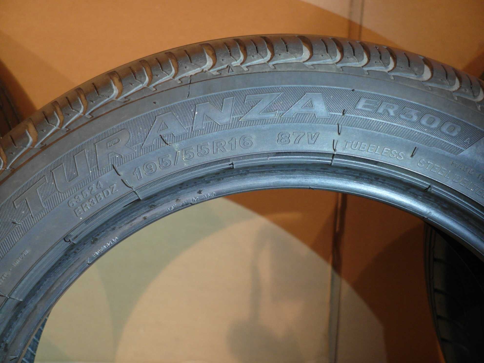 Bridgestone Turanza RFT 195/55 r16 x 4szt RunFlat