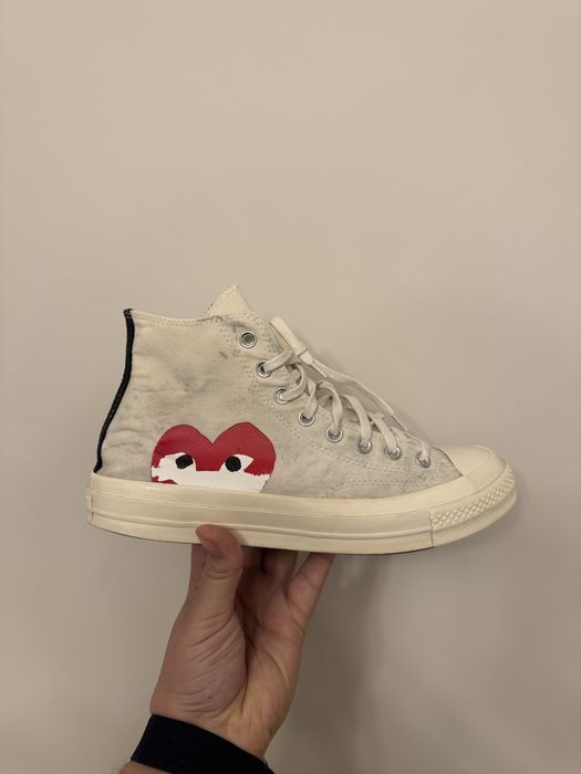 Buty trampki  Converse all-Star 70s high Cdg play white EU42,5 27,5cm