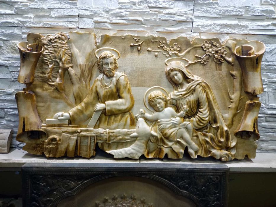 Plaskorzezba-Sw.Rodzina-Drewno