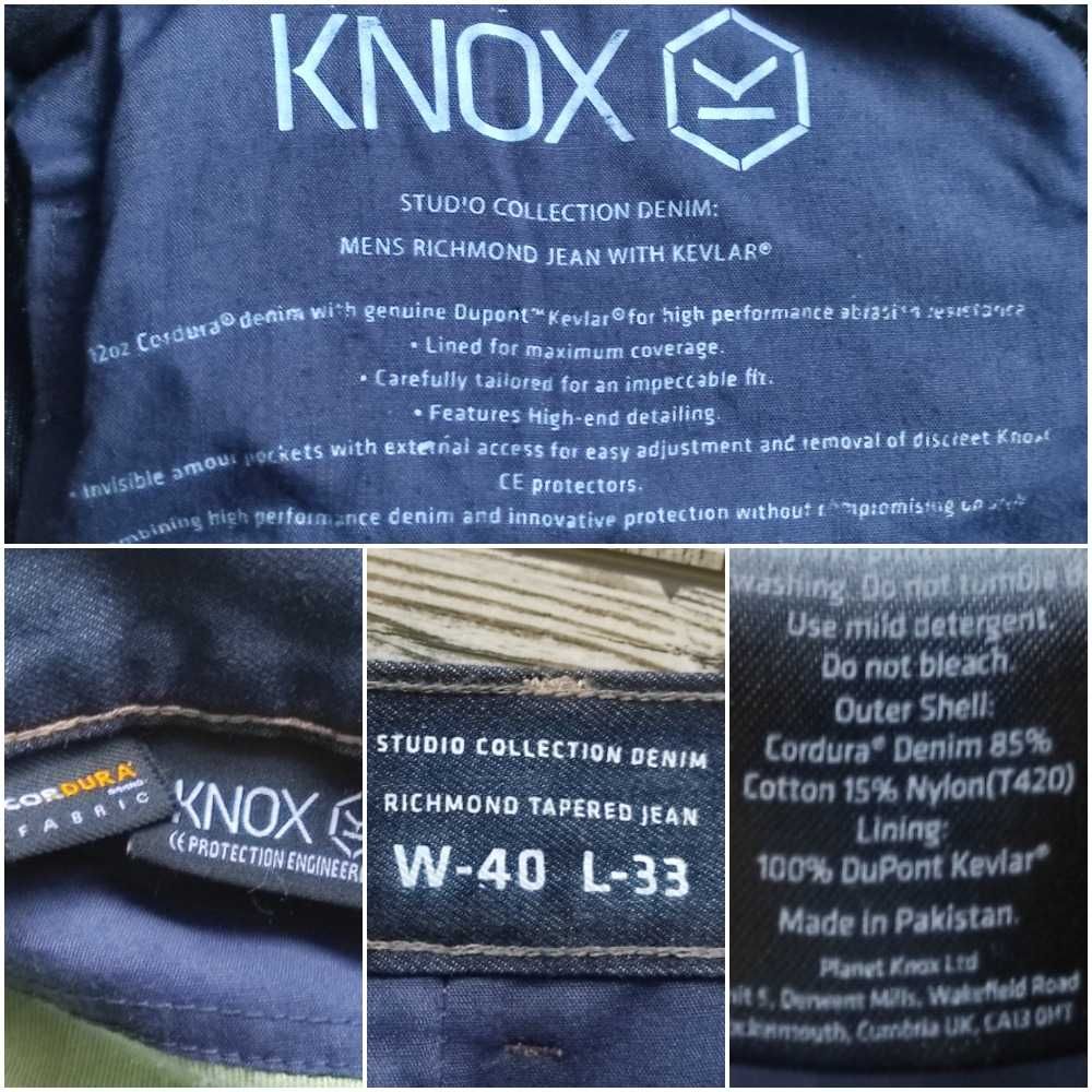 Мотоджинсы Knox Richmond Kevlar Cordura Jeans
