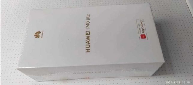 Huawei P40 Lite c/ 6GB RAM e 128GB ROM Preto, novo em Caixa