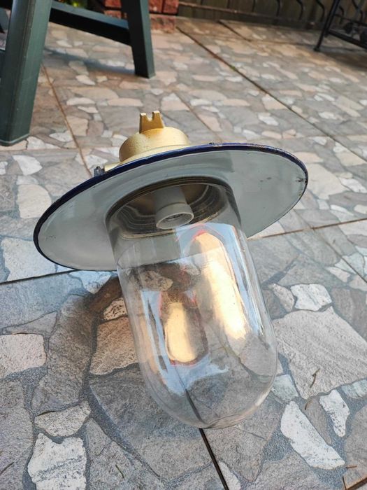 Przedwojenny kinkiet,lampa przed dom,art deco