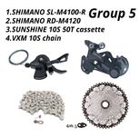 Групсет Shimano Deore 10s RD-M4120 SL-M4100-R