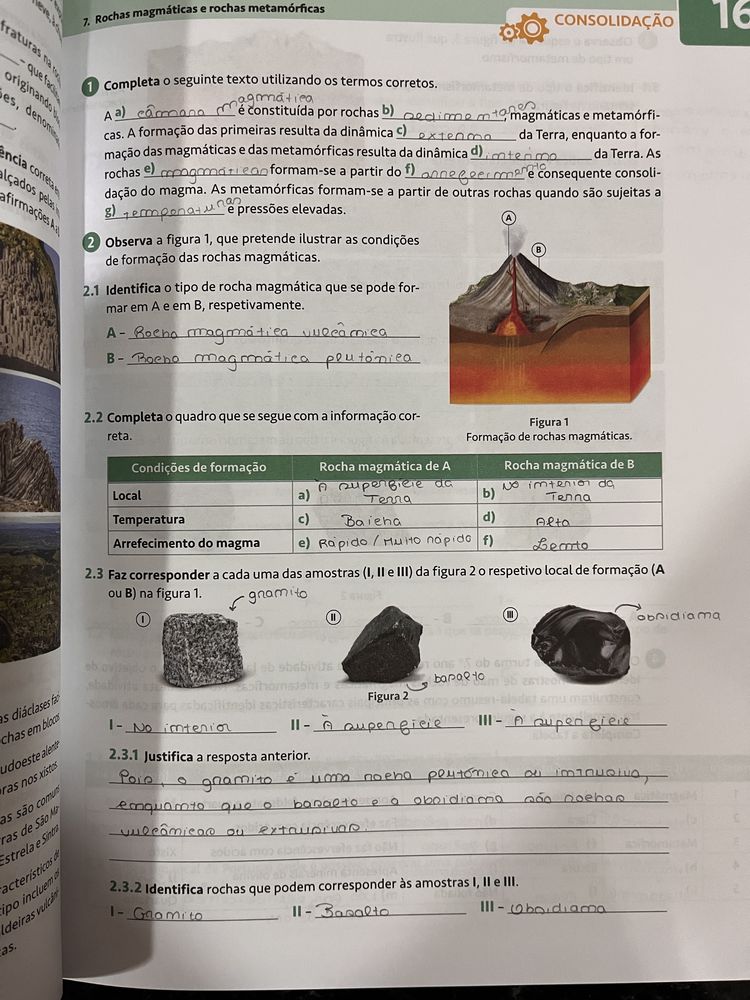 Manual de Ciências Naturais, 7 Ano + caderno atividades