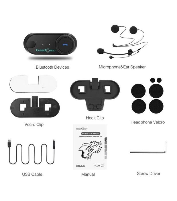 Мотогарнітура Freedconn T-COM VB (інтерком)