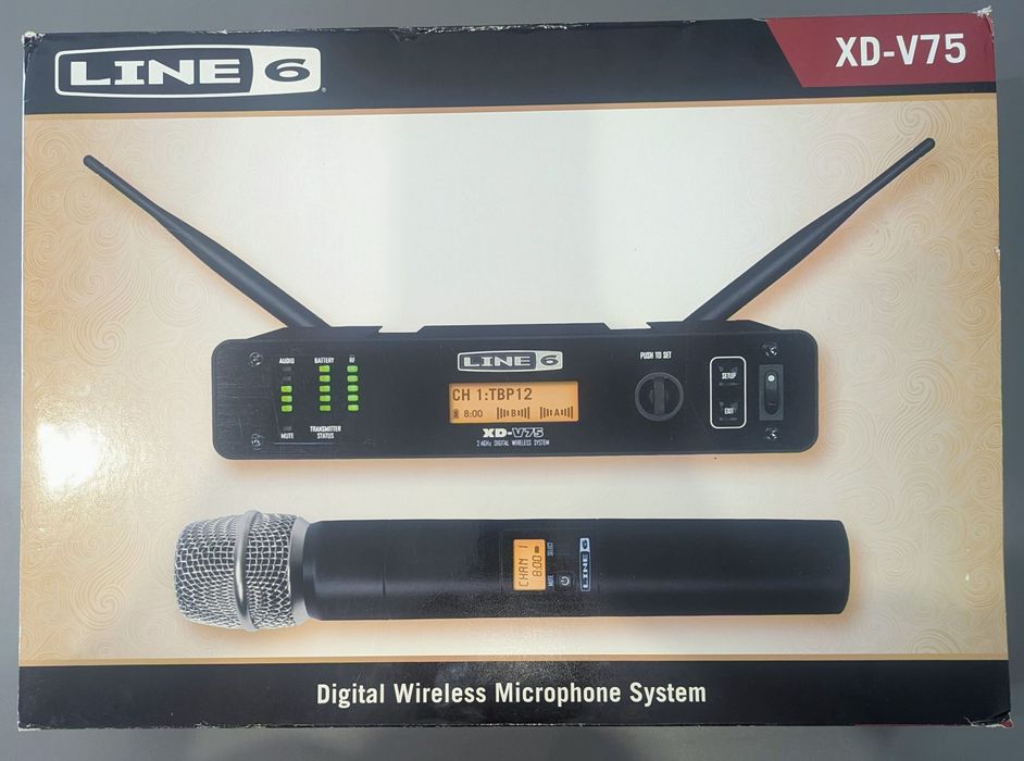 цифрова бездротова мікрофонна система Line 6 XD-V75, мікрофон цифровий