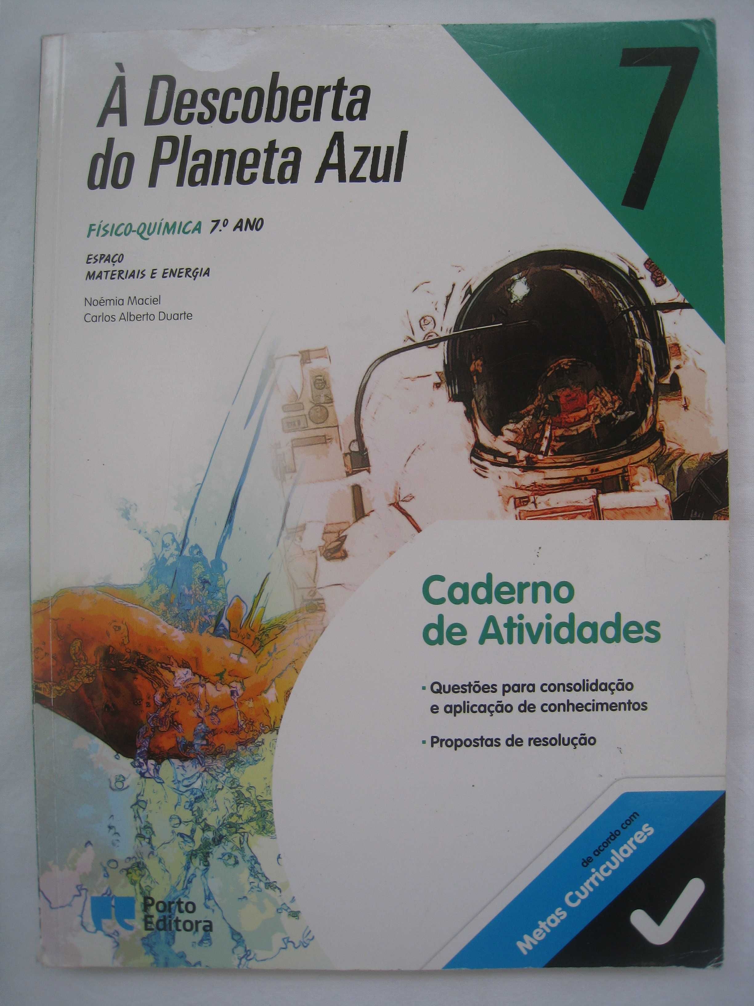 Caderno de atividades À Descoberta do Planeta Azul 7 de Fisico-química