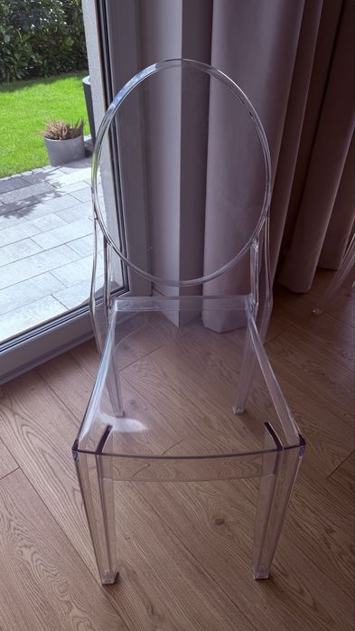 4 x Krzesło Viktoria firmy KARTELL originalne - transparentne x 4