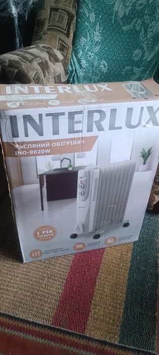 Продам масляний обігрівач Interlux INO-9020W.
