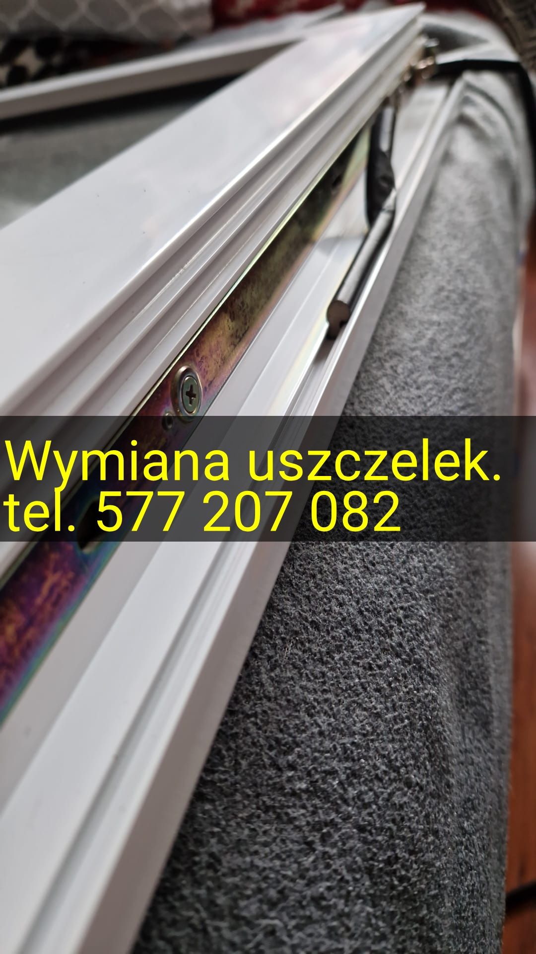 Naprawa okien, uszczelnianie, montaż nawiewników, wymiana uszczelek.