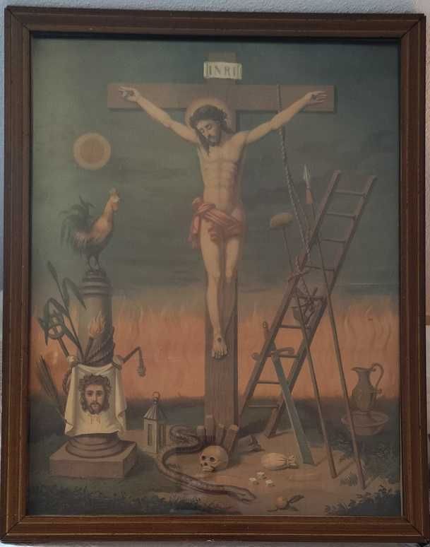 Quadro antigo de Jesus