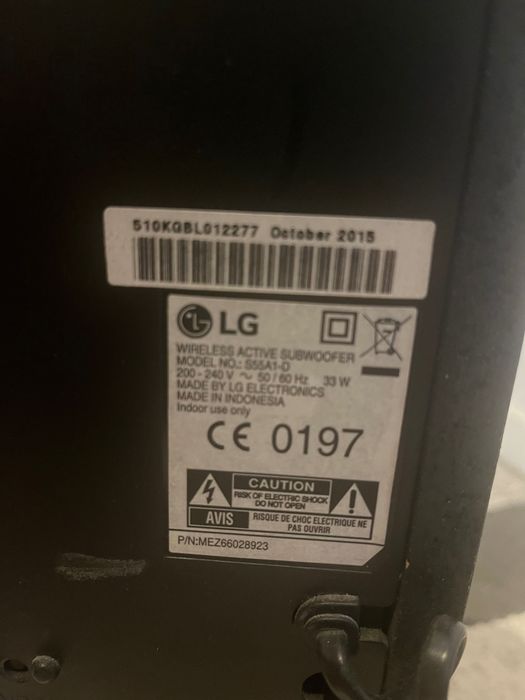 Głośnik LG soundbar