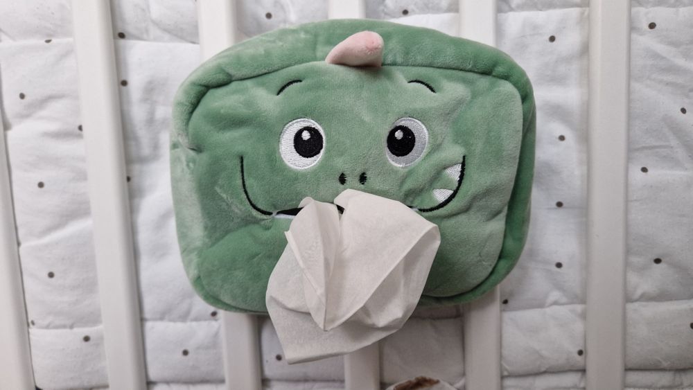 Uroczy pojemnik na chusteczki NOWY, do dziecięcego pokoju