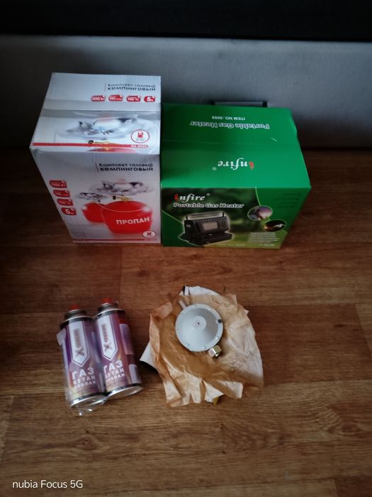 Обогреватель газовий плітка балон