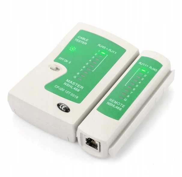 Tester Kabli RJ45 Ściągacz Zaciskarka Narzędzie LAN3