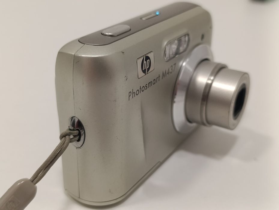 Aparat cyfrowy HP M437 5mpx x3 na baterie vintage y2k retro CCD +karta