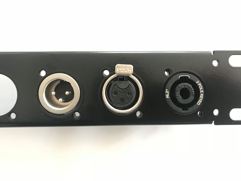 PANEL RACKOWY 1U xlr, speakon