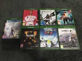 Gry xbox one WRC 7 , Battlefield , Call Of Duty itp.