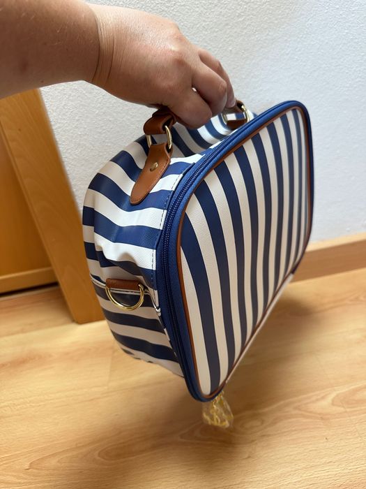 Nécessaire com encaixe na Mala de Viagem Navy Oriflame Novo