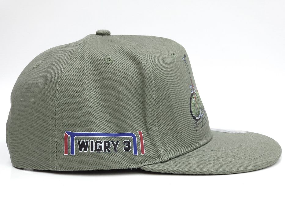 Czapka z daszkiem Romet Wigry 3 PRL khaki ORYGINAŁ DLBIKES