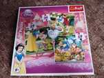 Zestaw 3 w 1 Puzzle Disney Princess. Królewna Śnieżka
