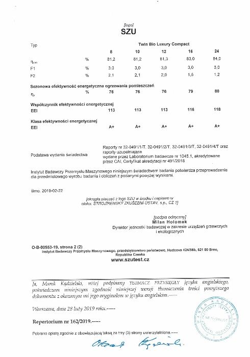 Twin Bio LUXURY Compact NE 16 kW