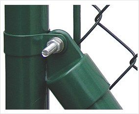 Słupek ogrodzeniowy okrągły fi 42mm H200cm Ocynk + Malowanie proszkowe