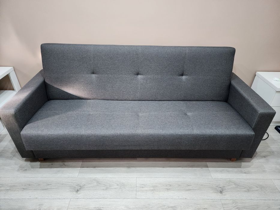 Szara Wersalka Rozkładana