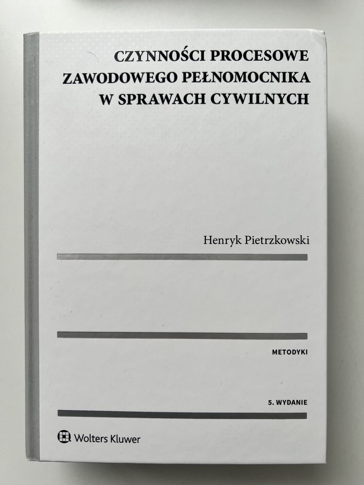 Czynności procesowe zawodowego pełnom w spr cywilnych H. Pietrzykowski
