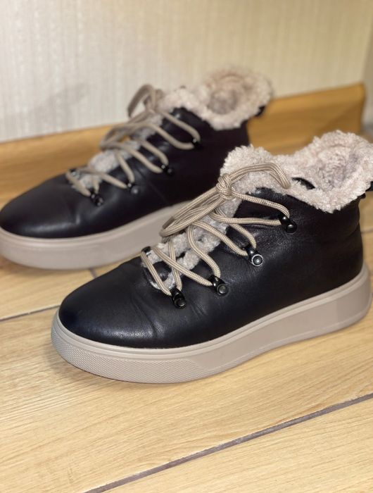 Ботінки шкіряні, зимове взуття шкіра