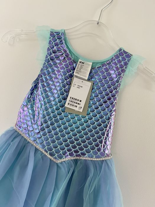 Sukienka Syrena bal przebierańców r. 122/128 H&M