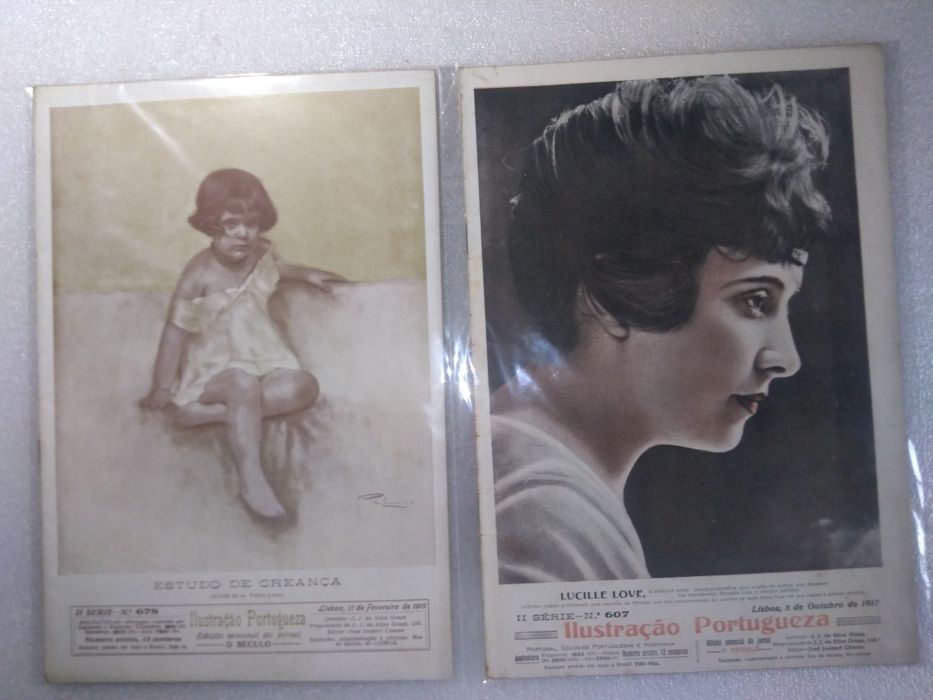 Antigas revistas ilustração Portugueza 1911 a 1919