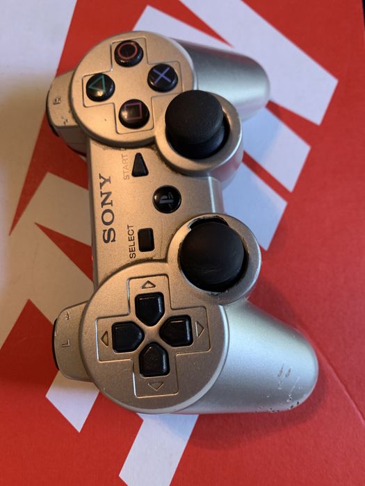 Uszkodzony kontroler Dualshock 3 silver srebrny ds3 pad PlayStation 3