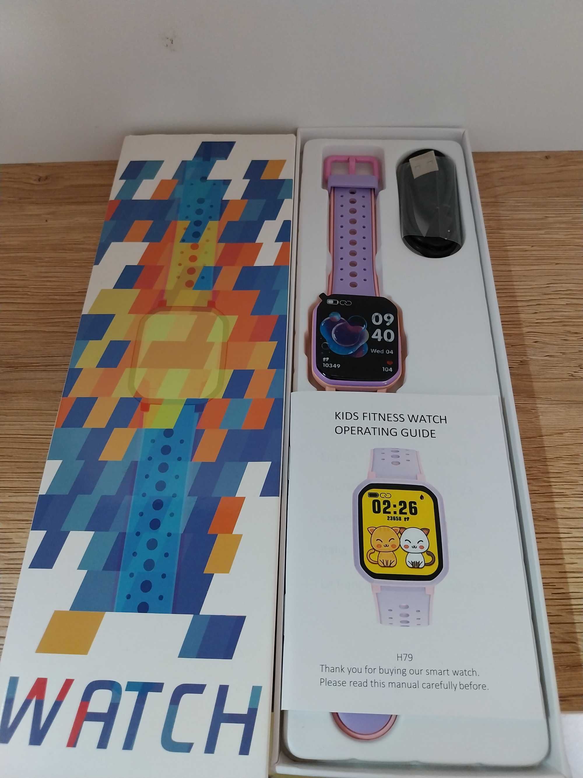 Inteligentny zegarek dla dzieci Monitor tętna i snu Smartwatch