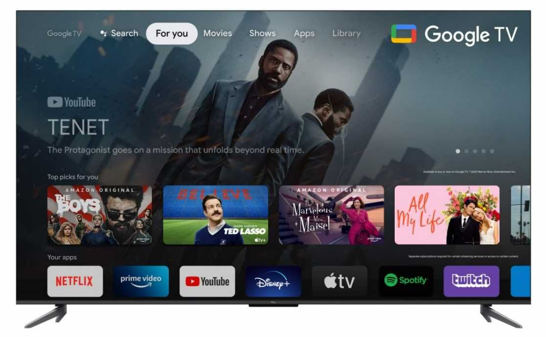 NOWY Telewizor QLED 55 TCL 55C645 Android TV gwar 2 lata