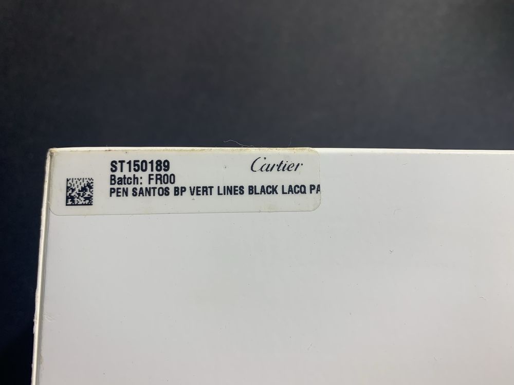 Caneta Santos de CARTIER- original com certificado autenticidade