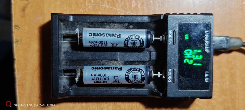 Оригинальные акумуляторы ni-mh panasonic 1.800.8 для ирригатора