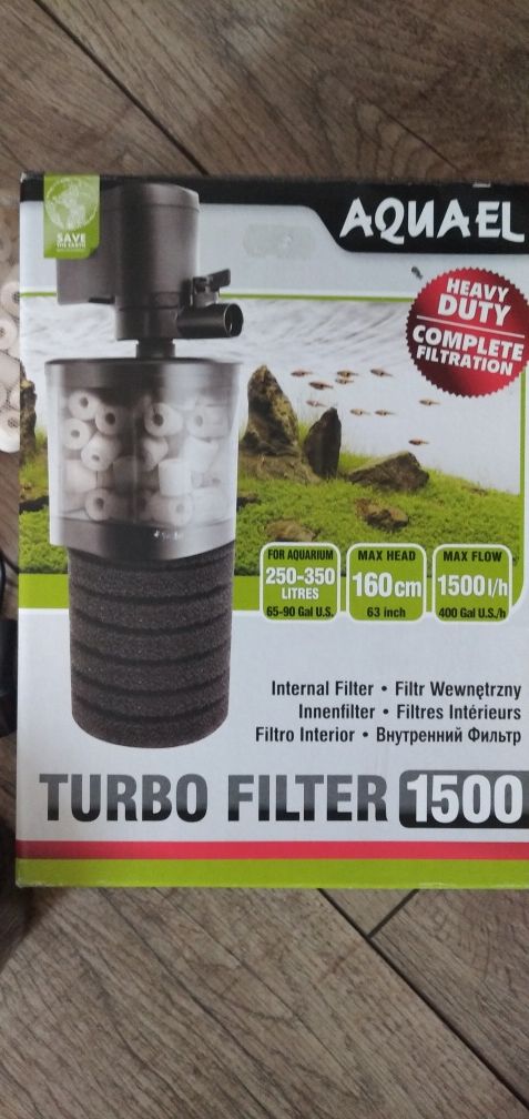 Внутрішній акваріумний (б/в) фільтр TURBO FILTER 1500 л/год