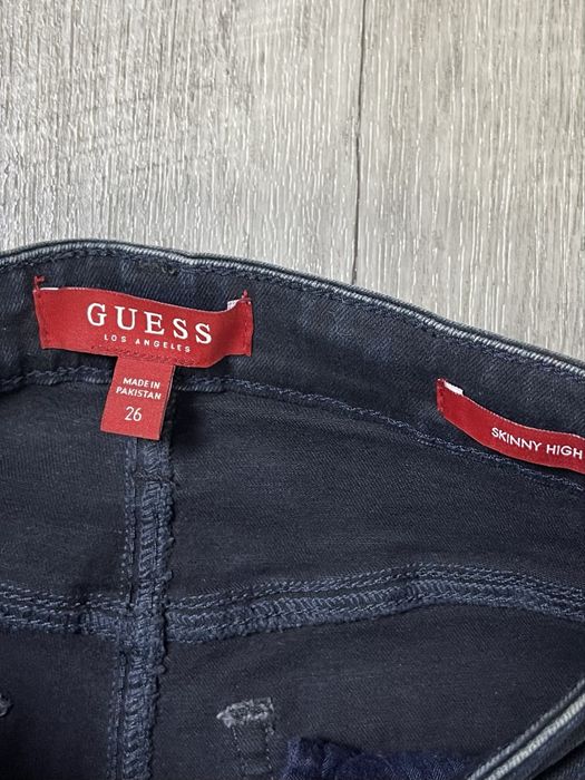 Guess skinny high джинсы штаны 26 размер с лампасами подростковые