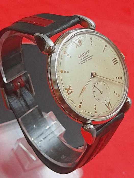 Relógio Vintage CAUNY Corda Manual