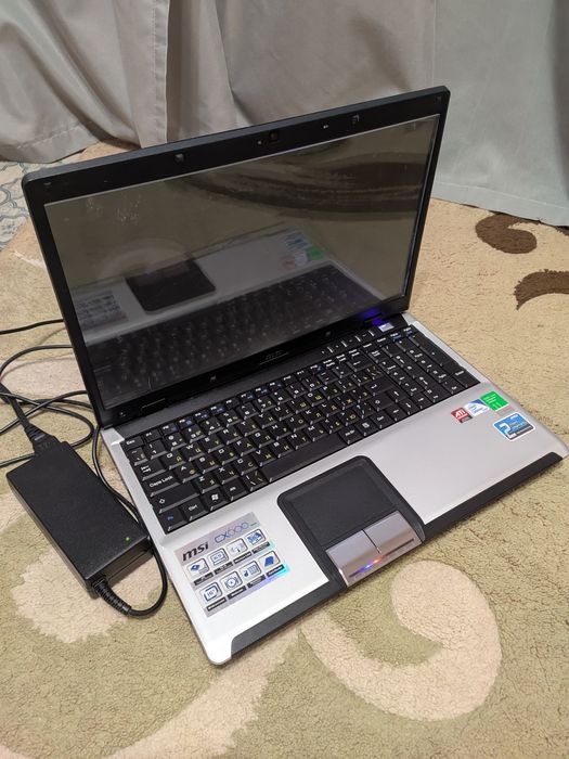 Ноутбук MSI CX600/Зарядне ASUS 90w