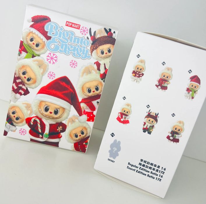 Різдвяні лабубу, новорічні лабубу, лабубу брелок, лабубу сюрприз labub