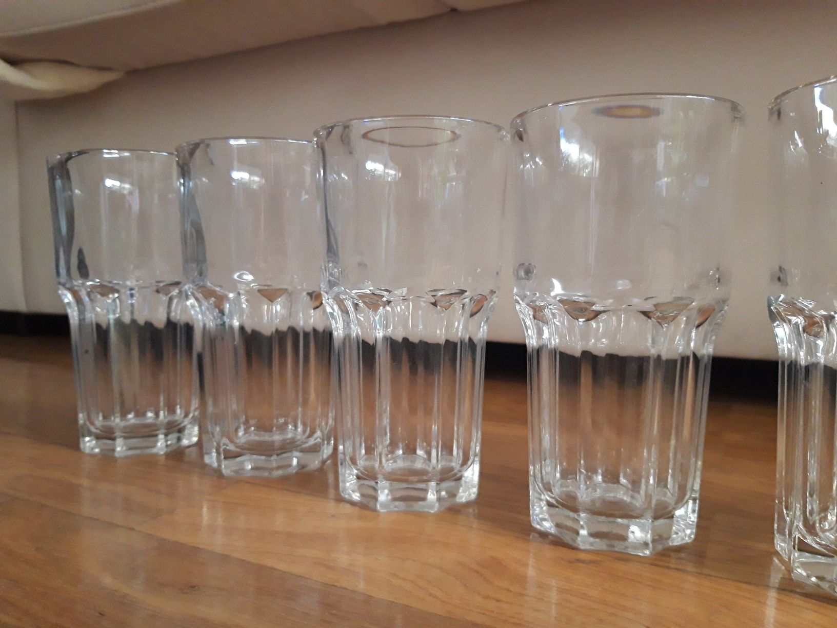 10 copos de vidro 35 cl - modelo POKAL (IKEA)
