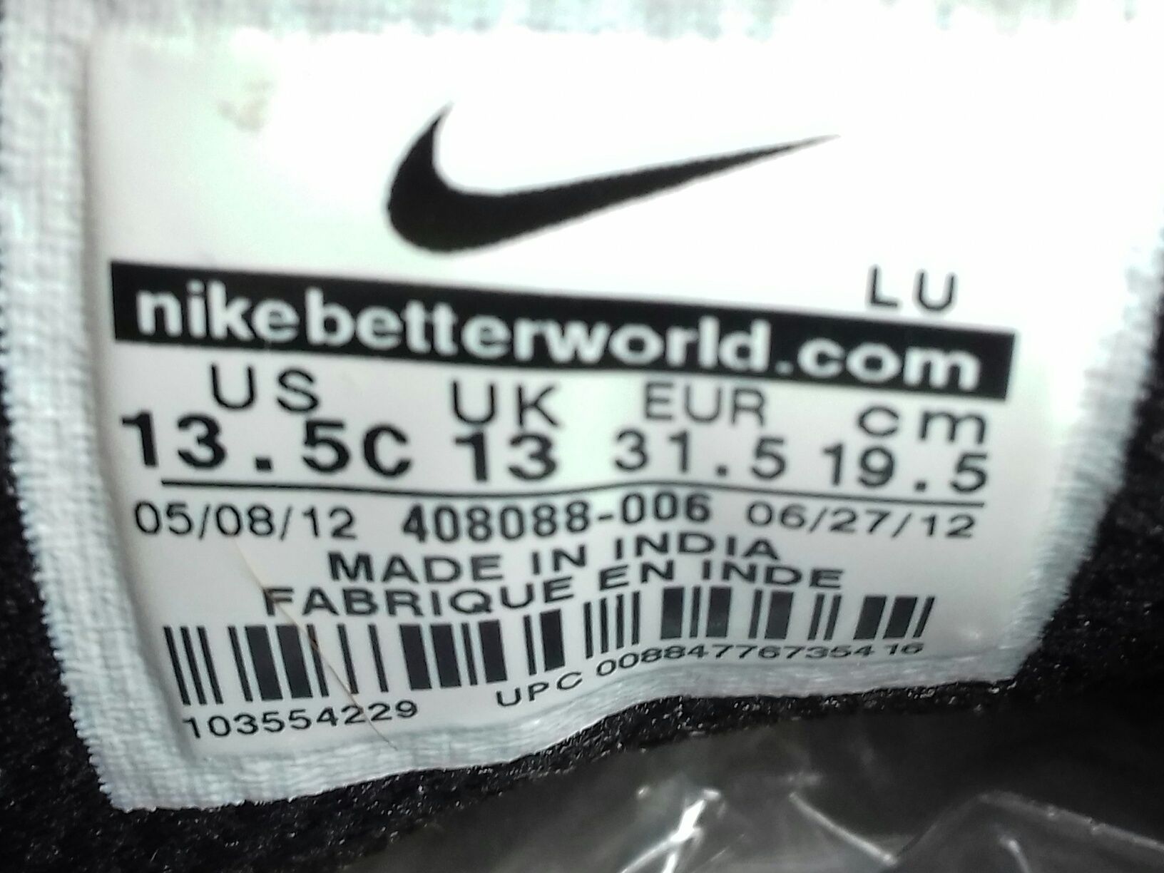 Кроссовки Nike кожа 31