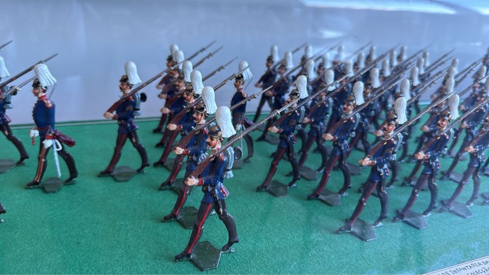 Conjunto de soldadinhos de chumbo de autor