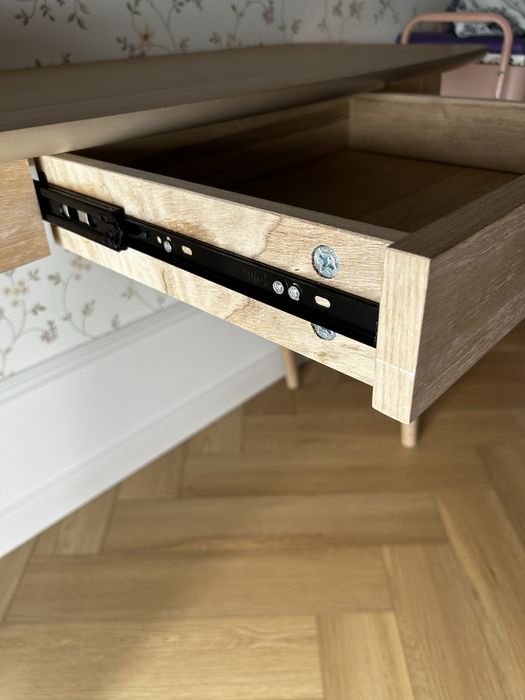 Biurko Pecara 105x45 z szufladą bielone