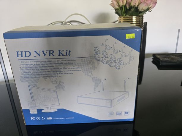 Kamery 8 szt, dysk WiFi monitoring