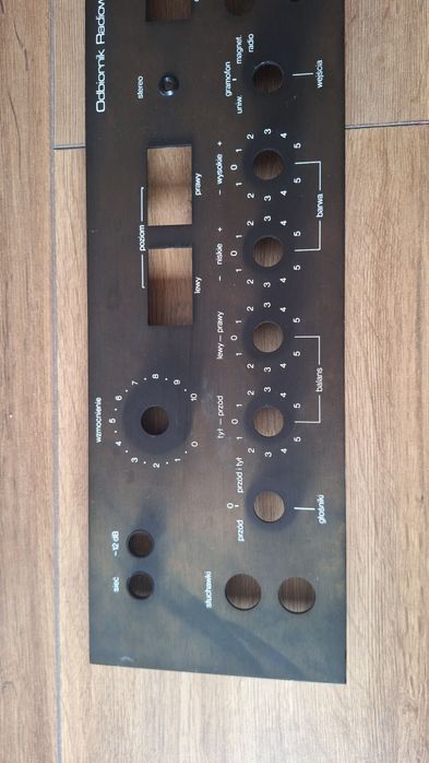 Panel do Amplitunera Radmora 5100 BDB Czarny Ładny!