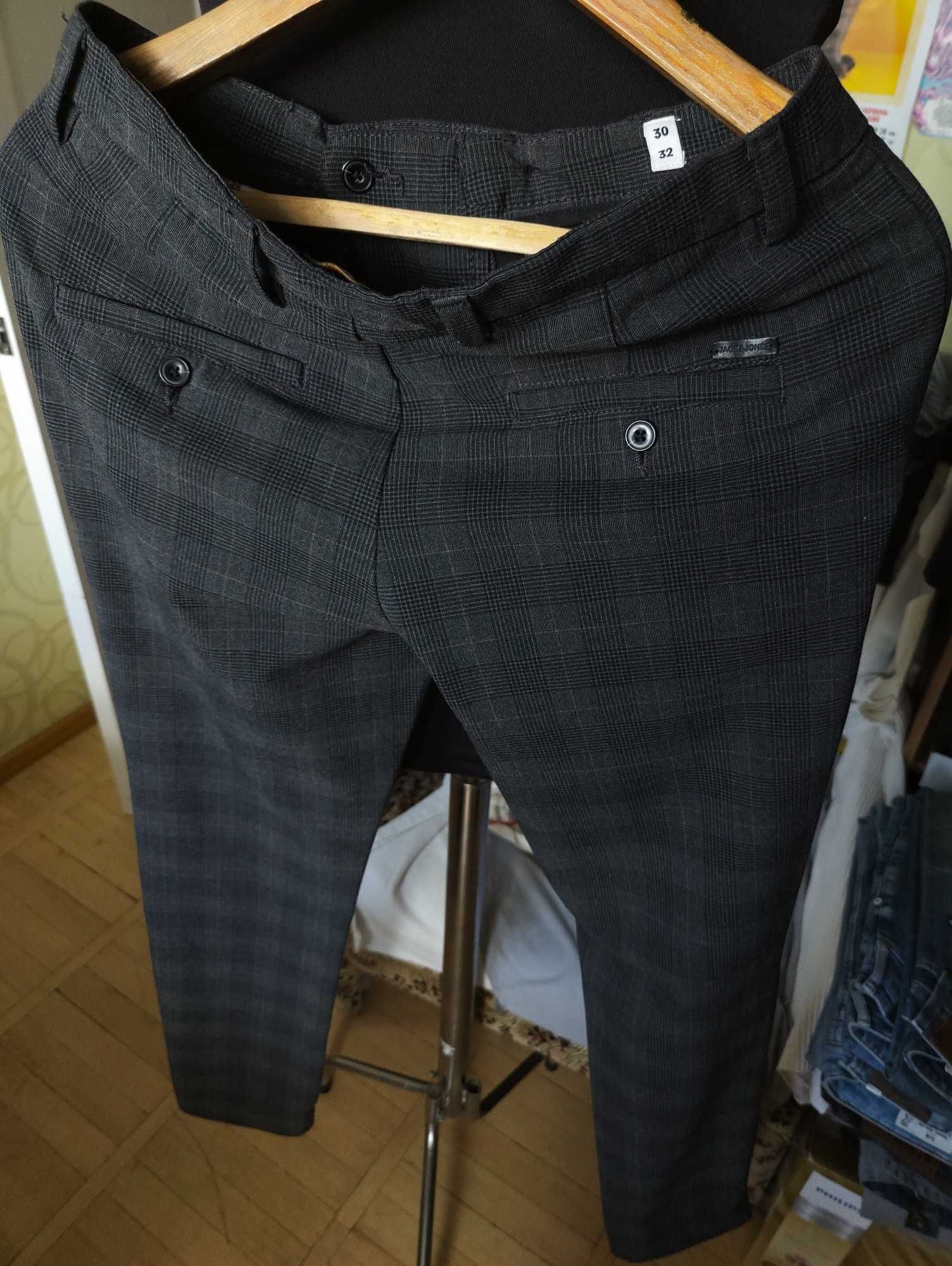 Джинсы (chino Jack&jones Marco slim Дания w30 stretch grey.